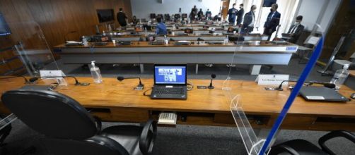 Membros da CPI da Covid lamentam mortes (Edilson Rodrigues/Ag&ecirc;ncia Senado)