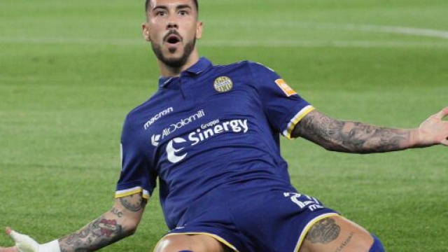 Mattia Zaccagni, giocatore dell'Hellas Verona.