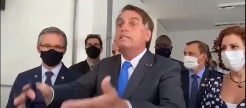 Bolsonaro ataca rep&oacute;rter durante evento em SP (Reprodu&ccedil;&atilde;o)