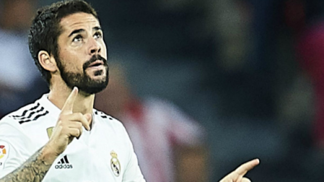 Isco, gicoatore del Real Madrid.