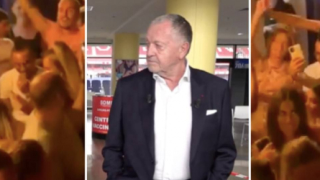 Dimitri Payet au coeur d'un chant anti-Aulas - Source : capture vid&eacute;o Twitter