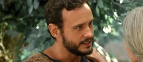 Isaque sofre em 'G&ecirc;nesis'. (Reprodu&ccedil;&atilde;o/RecordTV)