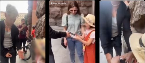 Un tiktoker de Ucrania se viraliza luego de regalarle un iPhone a una ni&ntilde;a, y quit&aacute;rselo una vez acaba el v&iacute;deo (TikTok)