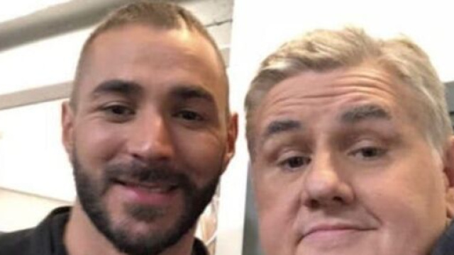 Karim Benzema et Pierre M&eacute;n&egrave;s. Source: Twitter Pierre M&eacute;n&egrave;s