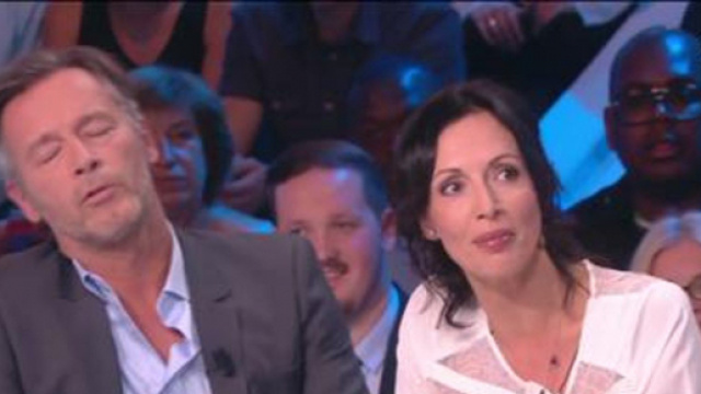 Les deux chroniqueurs de TPMP G&eacute;raldine Maillet et Jean-Michel Maire. Source : capture d&rsquo;&eacute;cran C8