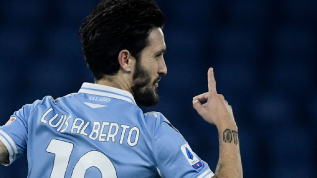 Luis Alberto, centrocampista della Lazio.