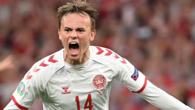 Mikkel Damsgaard, nazionale danese.