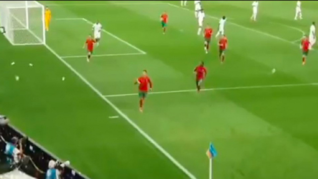 Vid&eacute;o le comportement des supporters contre CR7 ne passe pas - Photo capture d'&eacute;cran vid&eacute;o Twitter