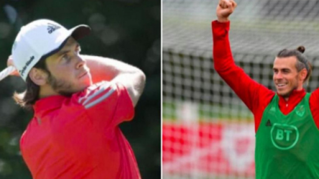 Gareth Bale qui fait du golf - Source : capture d'&eacute;cran, Instagram