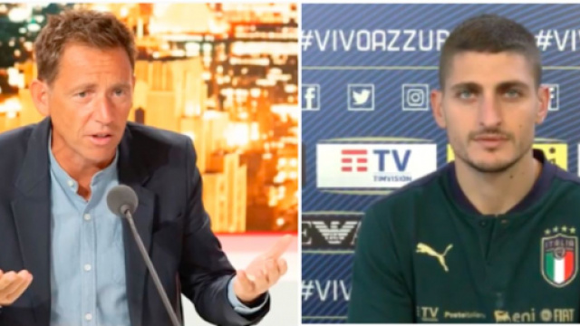 Daniel Riolo d&eacute;zingue Marco Verratti - Photo captures d'&eacute;cran vid&eacute;o YouTube et Instagram