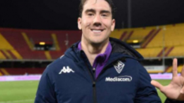 Dusan Vlahovic, punta della Fiorentina.