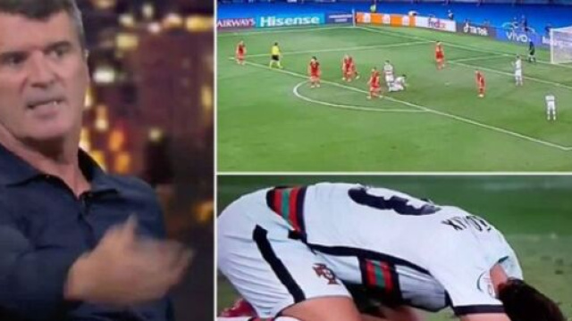 e jeune joueur portugais Jo&atilde;o F&eacute;lix s&rsquo;est attir&eacute; les foudres de Roy Keane. (Credit : captures Youtube et BeIN Sport))