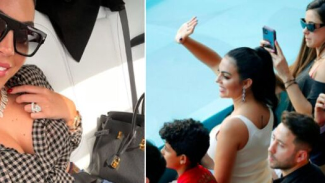 La femme de Cristiano Ronaldo fait le buzz - Photo captures d'&eacute;cran photo Instagram et Twitter