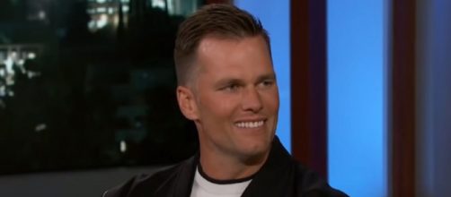 Brady recently led the Bucs to a Super Bowl win (Image source: Jimmy Kimmel Live/YouTube)