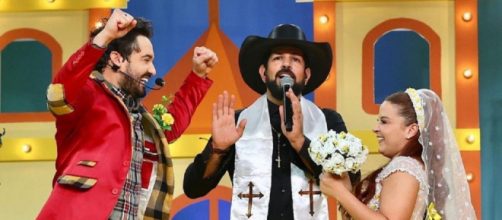 Maiara 'se casa' com Fernando Zor em festa junina (Reprodu&ccedil;&atilde;o/Instagram/@maiara)