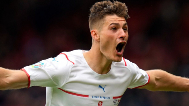 Patrik Schick, attaccante della Rep. Ceca.