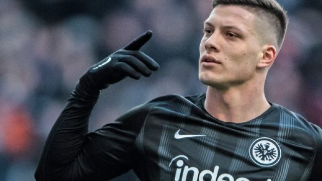 Luka Jovic, attaccante del Real Madrid.