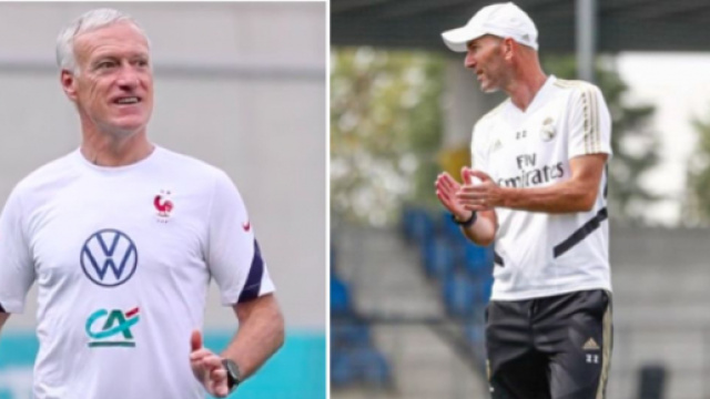 Zin&eacute;dine Zidane et Didier Deschamps - Source : captures d'&eacute;cran Youtube et Instagram