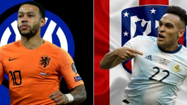 Atletico Madrid su Lautaro Martinez, l'Inter pensa a Depay.