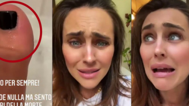 Ilenia Lazzarin &egrave; stata vittima di un piccolo incidente al piede.