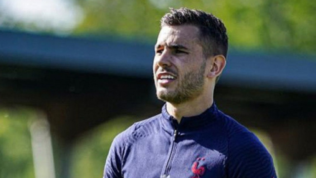 Lucas Hernandez avec les Bleus (Credit : Twitter de Lucas Hernandez)