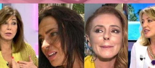 Ana Rosa Quintana vive un tenso momento con Sandra Aladro por la defensa de Olga Moreno (Telecinco)