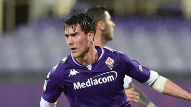 Dusan Vlahovic, punta della Fiorentina.