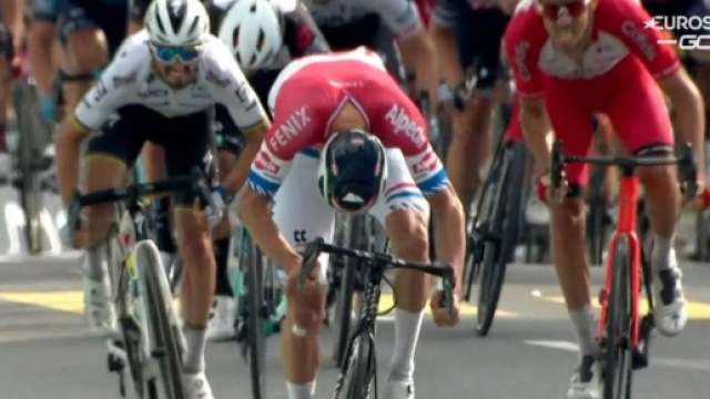 Mathieu Van der Poel vince la terza tappa del Giro di Svizzera.
