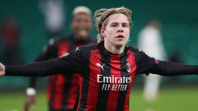 Hague, attaccante norvegese del Milan.