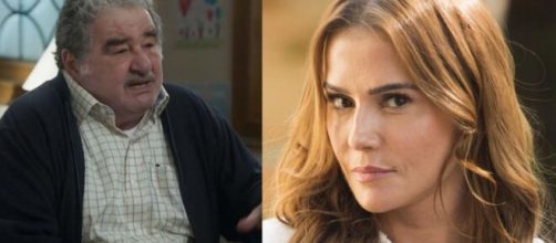 Ign&aacute;cio chora ao ver Alexia em 'Salve-se Quem Puder' (Fotomontagem/Reprodu&ccedil;&atilde;o/TV Globo)