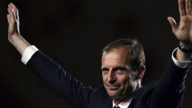 Allegri, allenatore della Juventus.