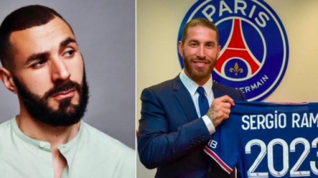 Photo capture d'&eacute;cran Instagram Benzema et Sergio Ramos