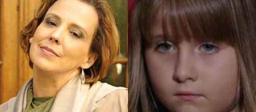 Eva e J&uacute;lia em 'A Vida da Gente' (Fotomontagem/Reprodu&ccedil;&atilde;o/Rede Globo)