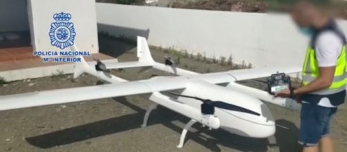 La Polic&iacute;a ha logrado incautar en M&aacute;laga un dron de narcotraficantes franceses, capaz de transportar 150kg (Polic&iacute;a Nacional)