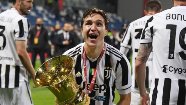 Federico Chiesa, centrocampista della Juventus.
