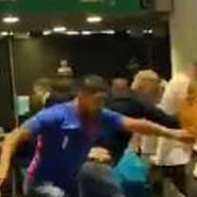 V&iacute;deo gravado em Wembley n&atilde;o mostra viol&ecirc;ncia contra torcedores italianos (Reprodu&ccedil;&atilde;o/Twitter)