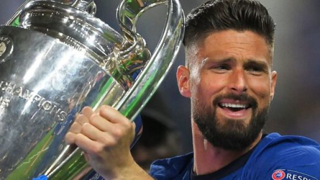 Olivier Giroud, attaccante francese.