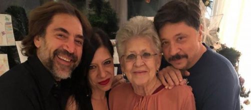 Javier, M&oacute;nica, Pilar y Carlos Bardem (Instagram: @carlosbardemoficial)