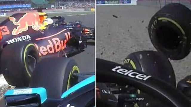 On board dell'incidente alla curva Copse.