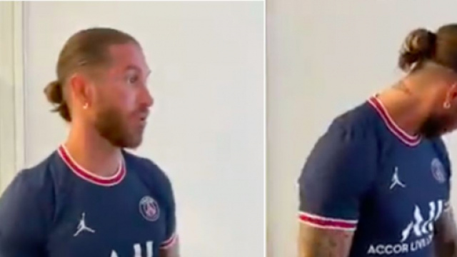 Sergio Ramos photo capture d'&eacute;cran vid&eacute;o Twitter