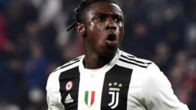 Moise Kean, ex punta della Juventus.