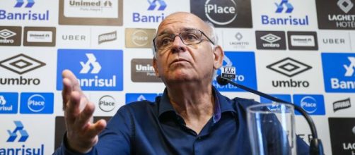 Presidente do Gr&ecirc;mio fala sobre contrata&ccedil;&otilde;es (Lucas Uebel/Gr&ecirc;mio)
