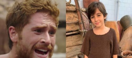 Esa&uacute; salva Elifaz em 'G&ecirc;nesis' (Fotomontagem/Reprodu&ccedil;&atilde;o/Record TV)