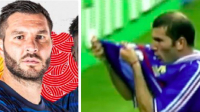 Andr&eacute;-Pierre Gigniac et Zin&eacute;dine Zidane - Source : Montage, Instagram