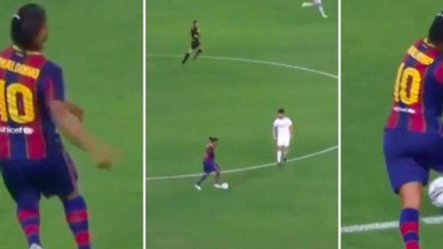 Le Show Ronaldinho r&eacute;gale les internautes - Photo captures d'&eacute;cran vid&eacute;o Twitter