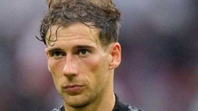 In foto Leon Goretzka, centrocampista del Bayern Monaco.