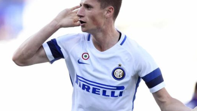 Pinamonti, attaccante dell'Inter.