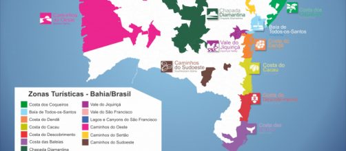 Bahia inicia atualiza&ccedil;&atilde;o do Mapa Tur&iacute;stico que re&uacute;ne 118 cidades. (Arquivo Blasting News)