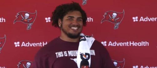 Wirfs had an outstanding rookie season for the Buccaneers (Image source: Tampa Bay Buccaneers/YouTube)