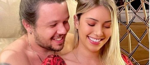 Bruno e Malu anunciam gravidez (Reprodu&ccedil;&atilde;o/Instagram/@maluprange)